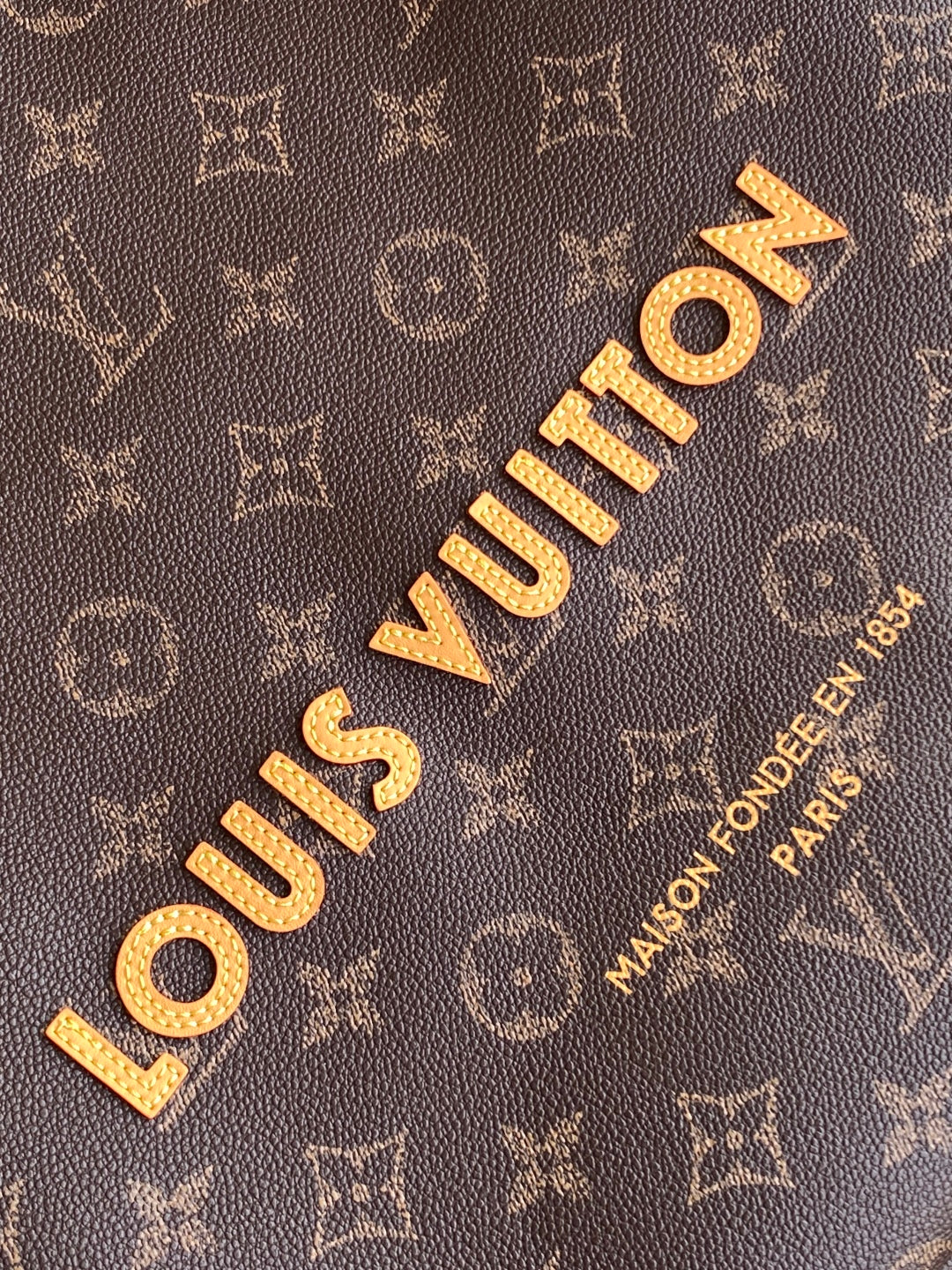 LV Shopper Tote MM 40cm Brown Monogram Canvas GHW mysite