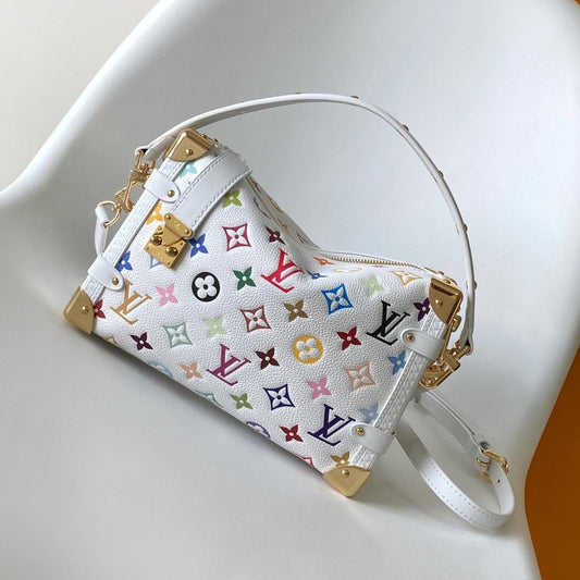 LV x TM M14046 Side Trunk 23.5cm Multicolor Cowhide GHW mysite