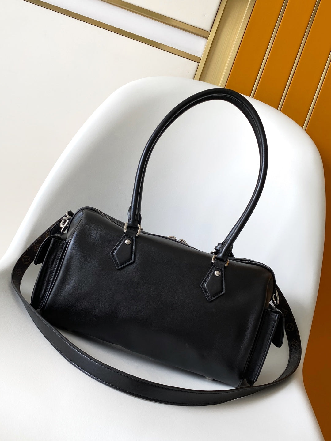 LV Speedy Cargo Vibe 28cm Black Sheepskin & Cowhide HW mysite