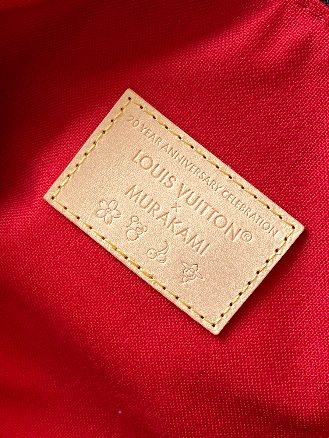 LV x TM Speedy Bandoulière 20cm Brown Monogram Cherry Canvas Cowhide GHW mysite