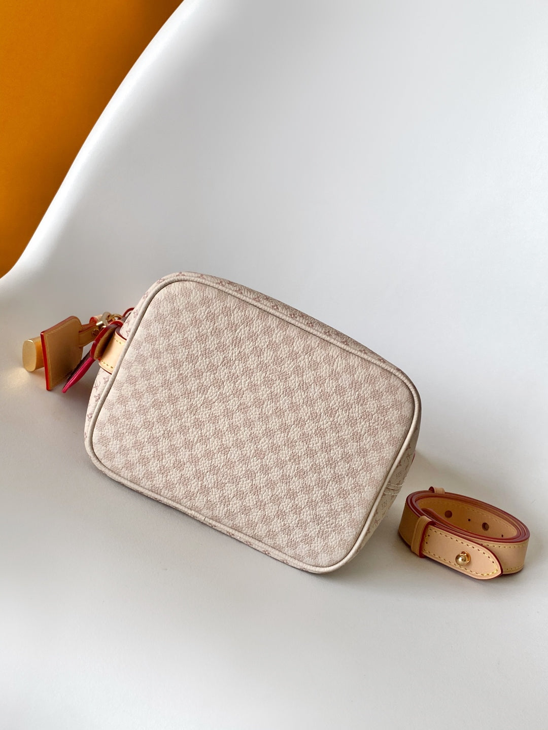 LV M15130 All In BB 16cm Sand Color Romance Pattern Cowhide GHW mysite