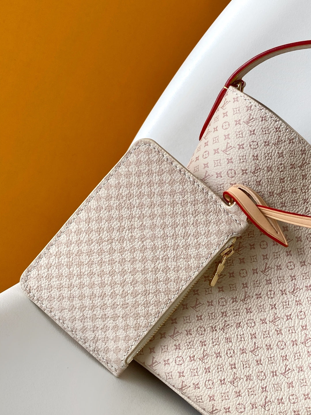 LV M15130 All In BB 16cm Sand Color Romance Pattern Cowhide GHW mysite