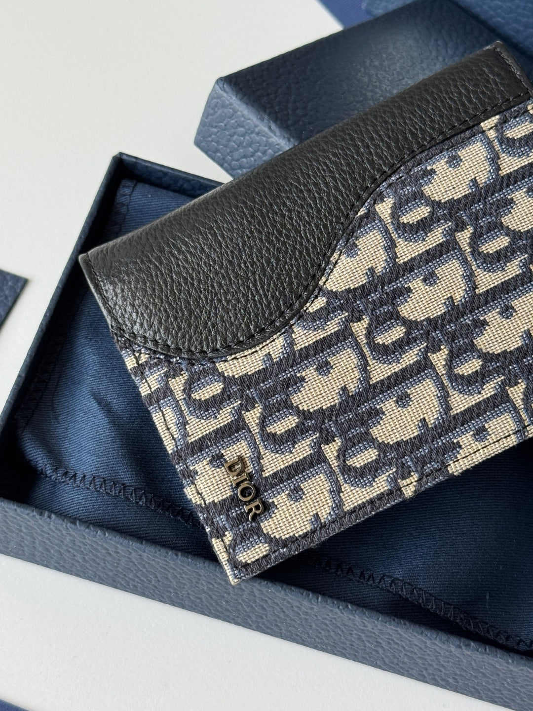 CD Saddle Passport Beige Black Jacquard Cowhide mysite