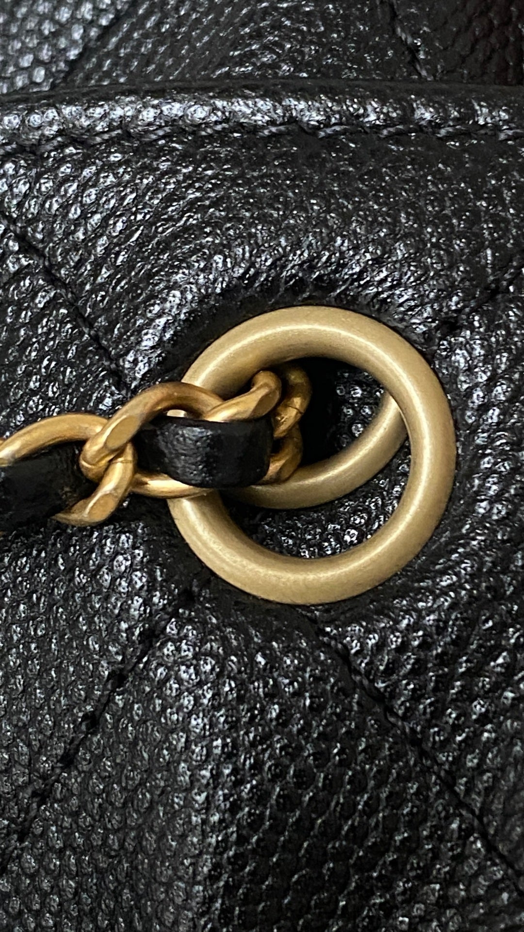 CC 25C Hobo Bag 42cm Black Grained Calfskin mysite