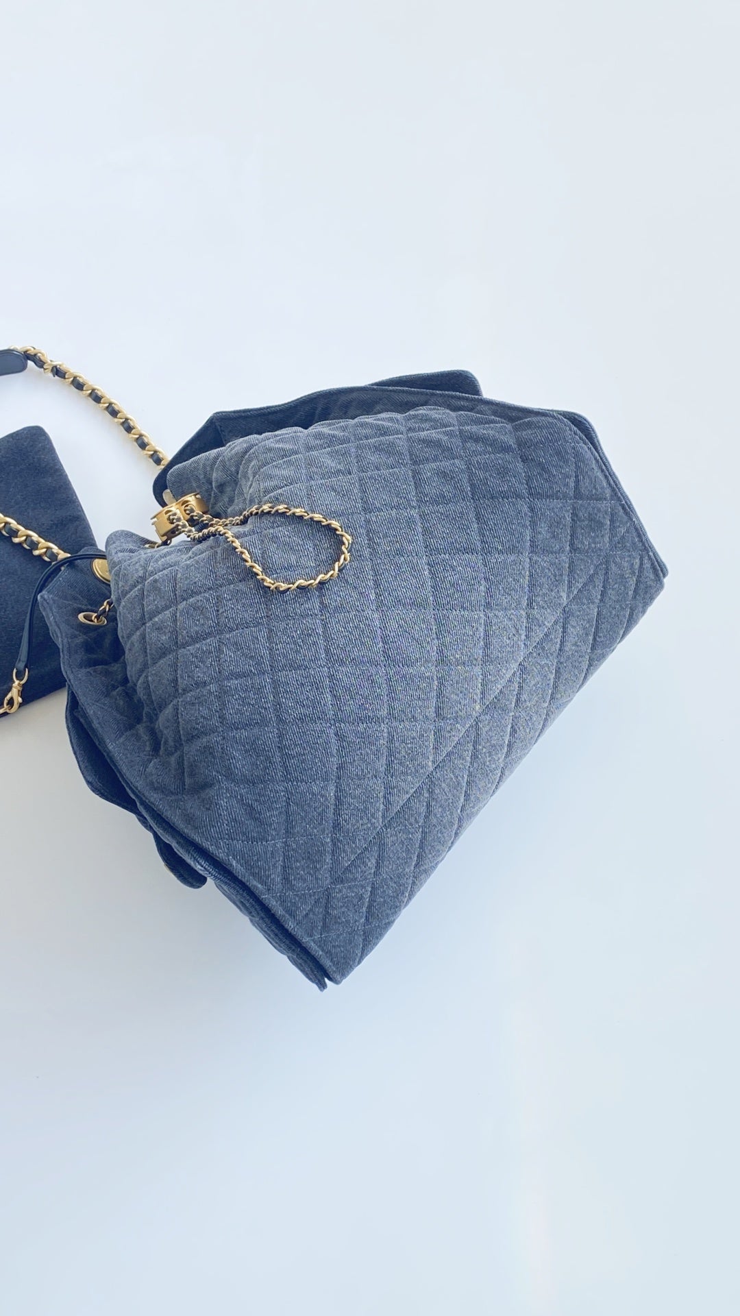 CC 25C Hobo Bags 40cm Dark Blue Denim mysite