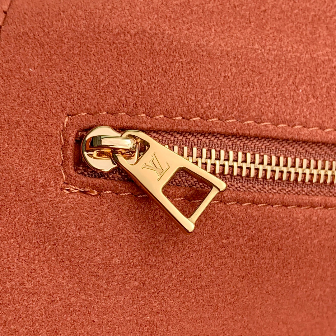 Anytime 34cm Tote Bag Black Gold Empreinte leather 251564 mysite