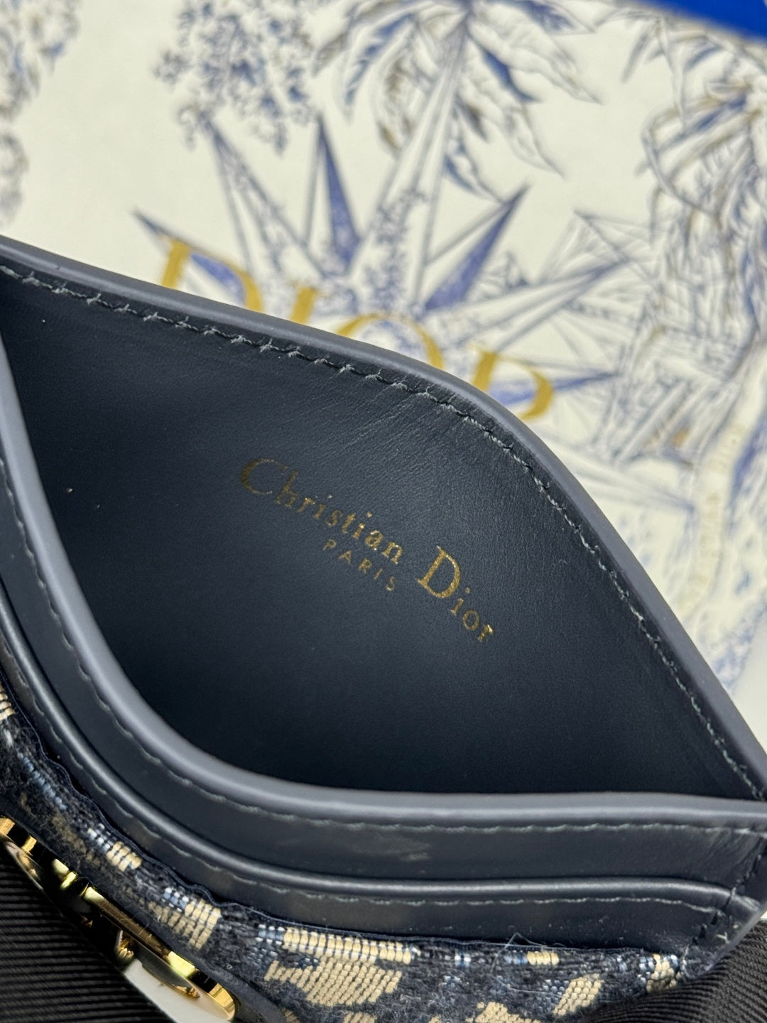 CD 30 Montaigne Freesia Card Holder 10cm Blue Jacquard mysite