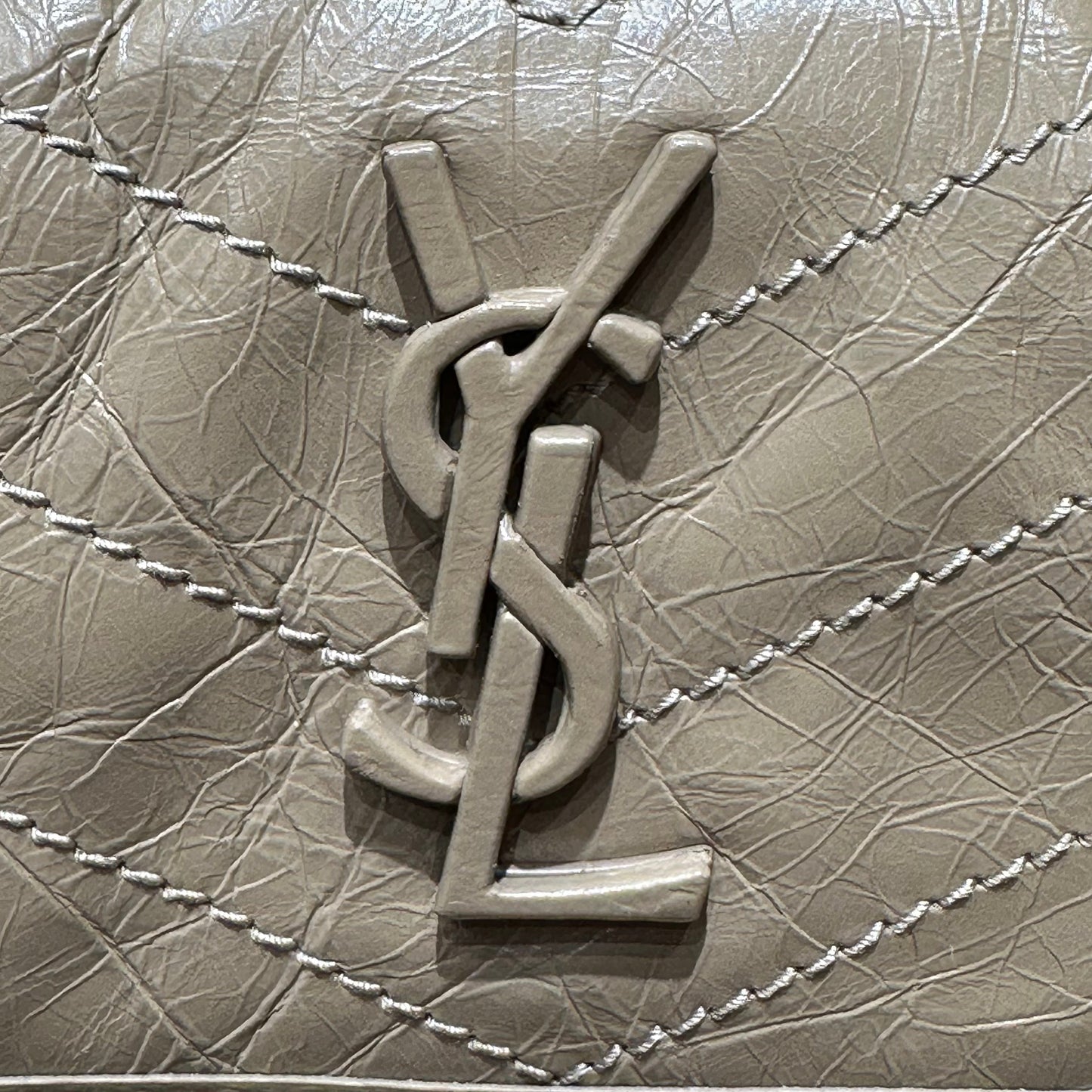 YSL Niki Baby Bag Beige Calfskin 338878 mysite