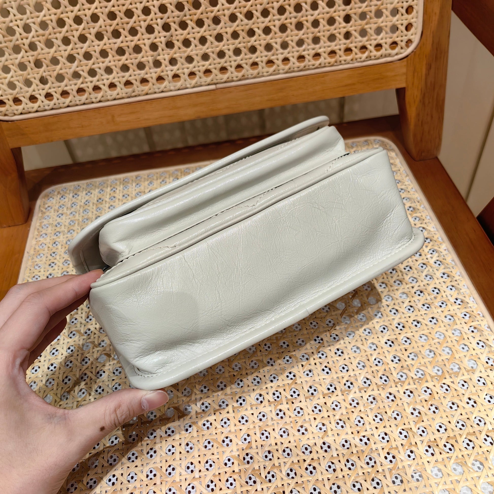 YSL Niki Baby Bag Light Beige Calfskin 338902 mysite