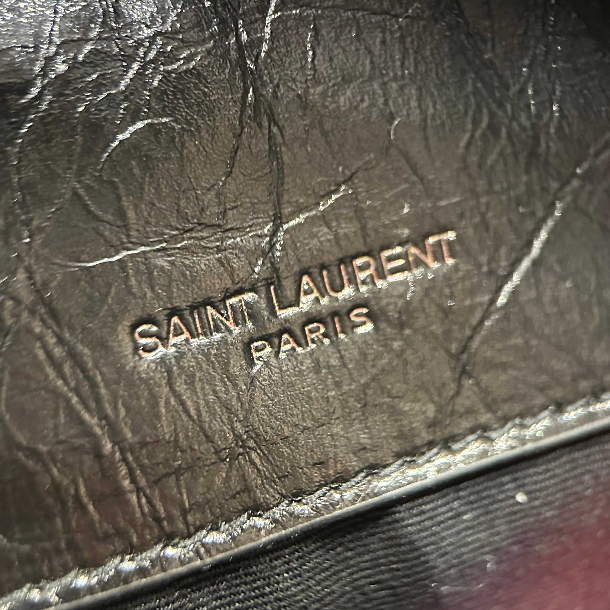 YSL Niki Baby Bag Black Calfskin 338910 mysite