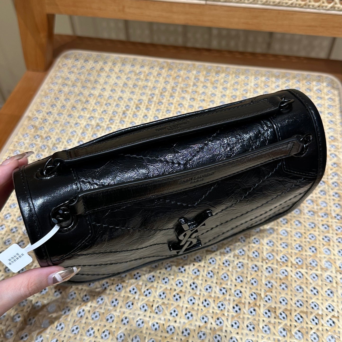 YSL Niki Baby Bag Black Calfskin 338910 mysite