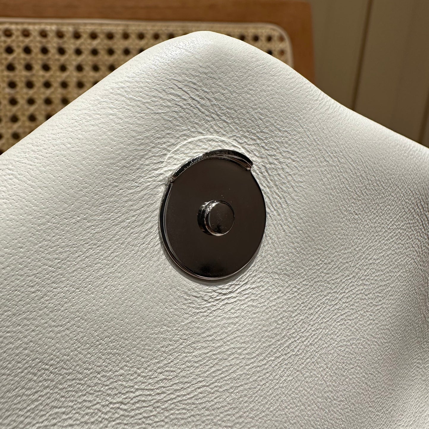 YSL Loulou Puffer Quilted Bag White Silver Lambskin 338859 mysite