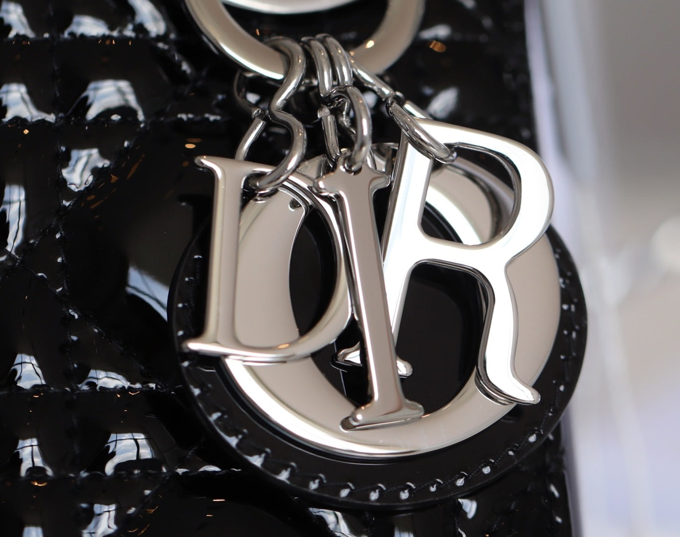 CD Lady Dior Mini Bag With Silver Hardware Calfskin mysite