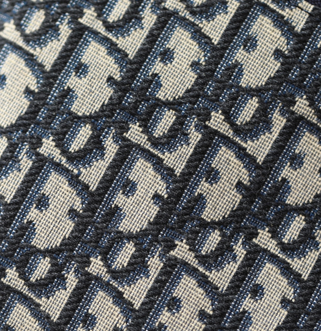 CD Monogram Nonad Lunch Bag Blue Beige Canvas mysite