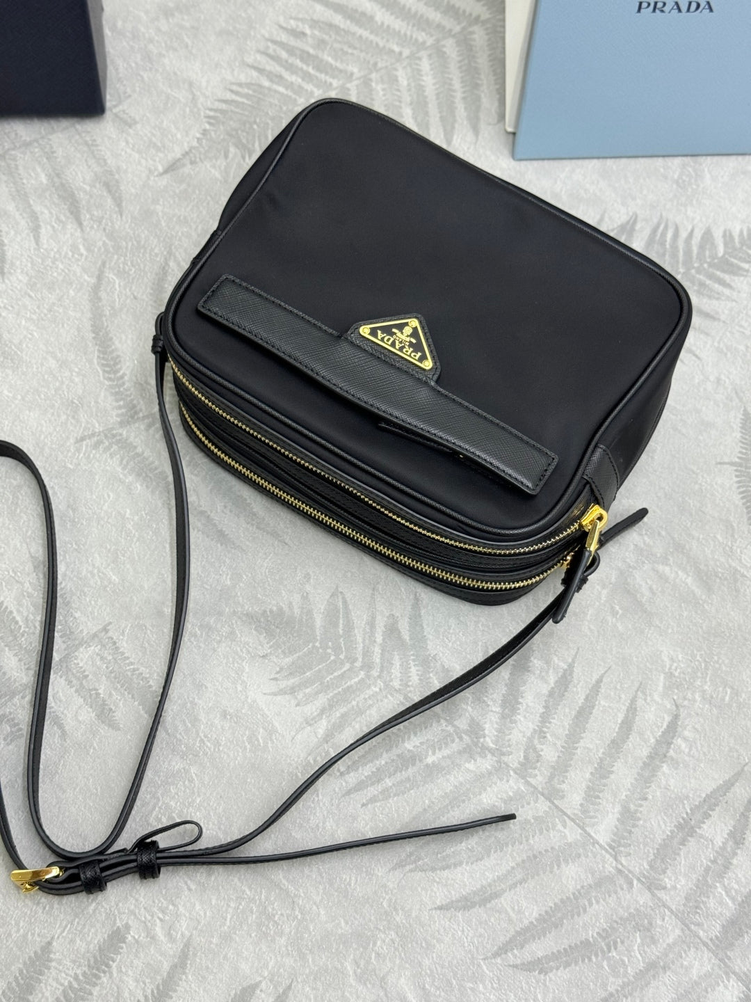 Prada Re-Edition 1978 Shoulder Bag 21cm Black Re-Nylon& Saffiano Leather mysite