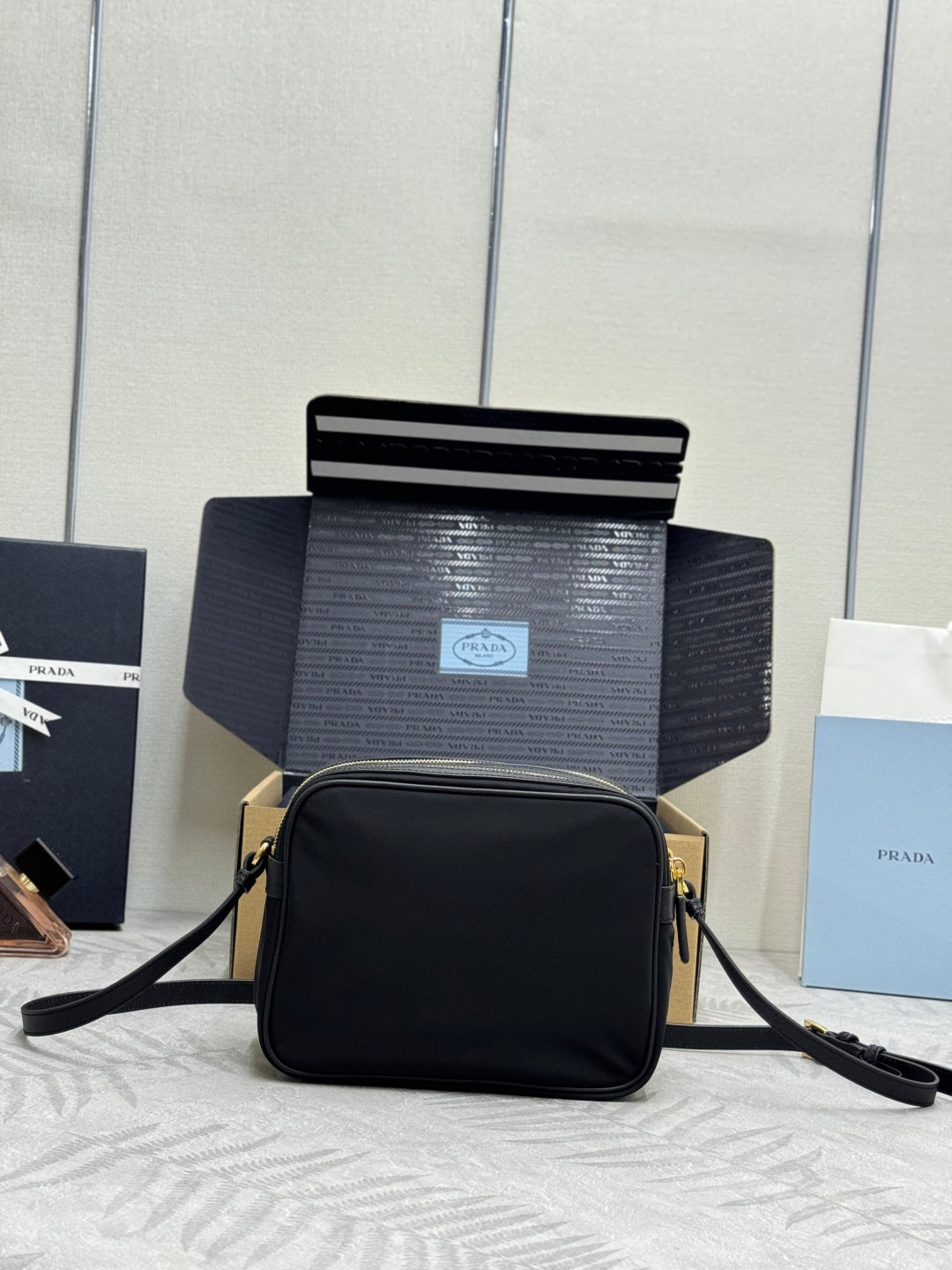 Prada Re-Edition 1978 Shoulder Bag 21cm Black Re-Nylon& Saffiano Leather mysite