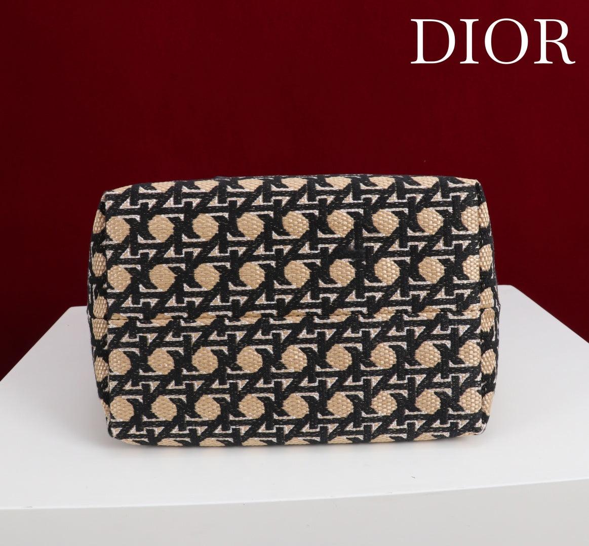 CD Toujours Vertical Medium Bag 24 Diamond Black Beige Leather mysite