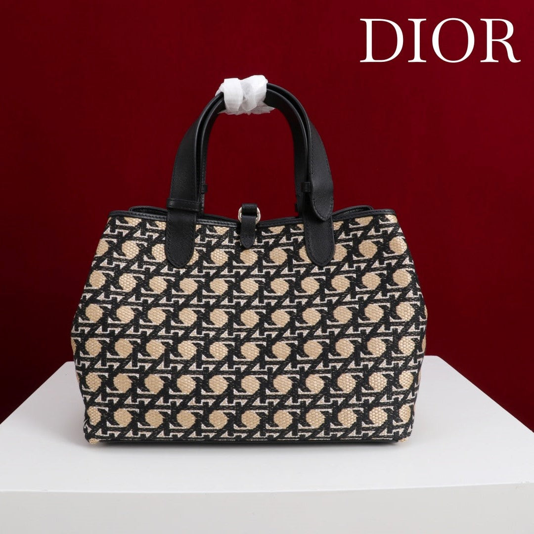 CD Toujours Bag 29 Diamond Black Beige Leather mysite