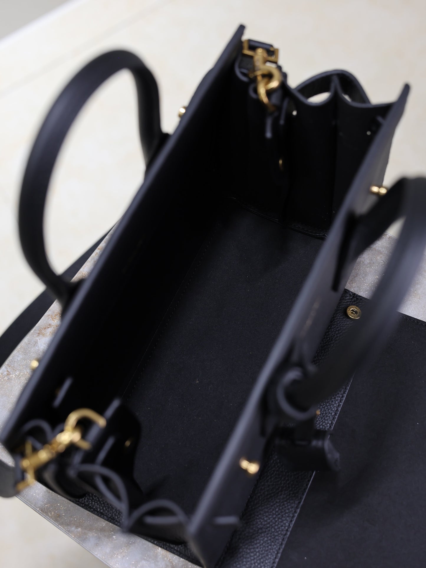 YSL Sac De Jour Nano 26cm Black Grain Cowhide GHW mysite