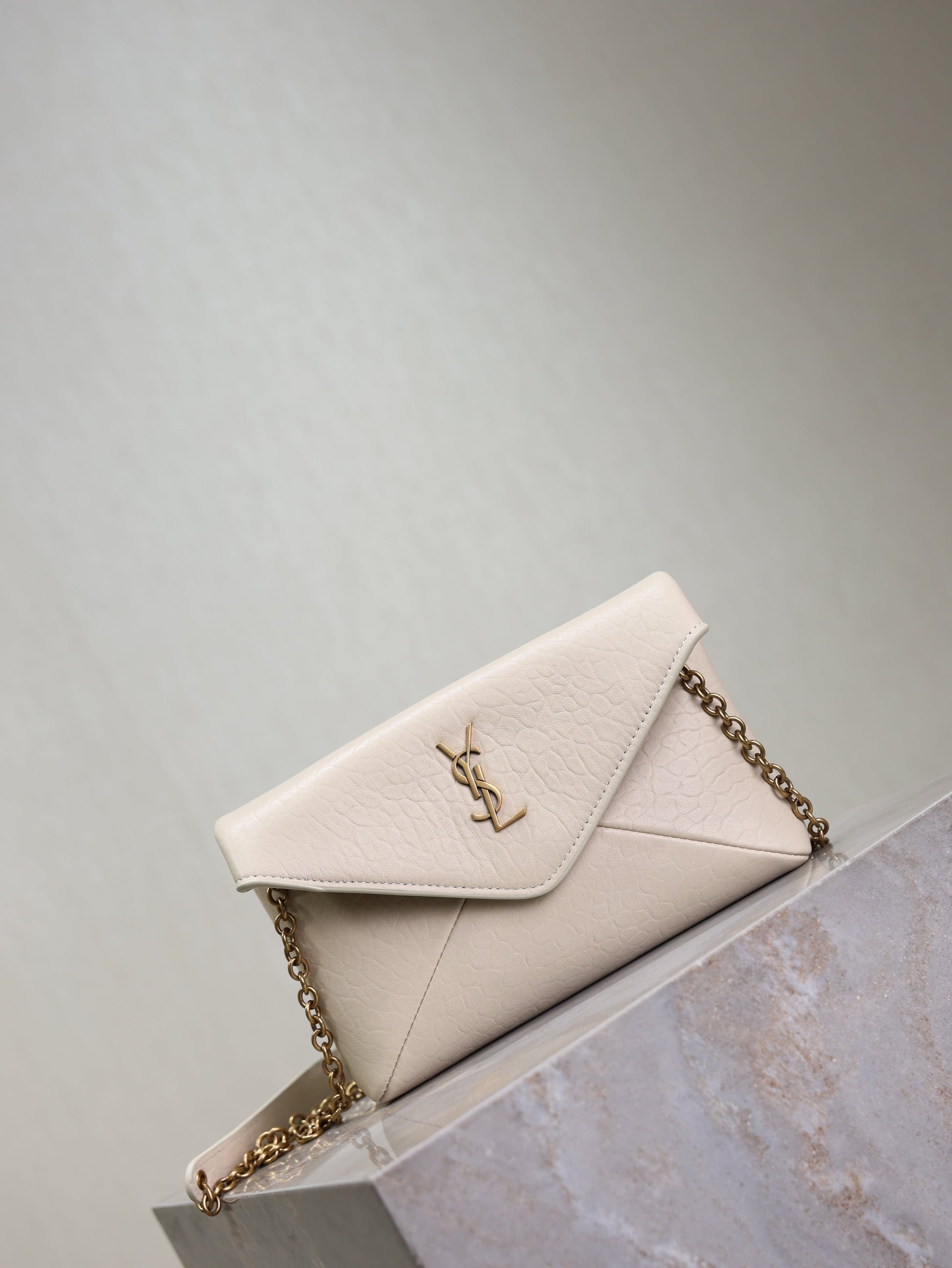 Prada Calypso Bag 19cm White Elephant Leather mysite
