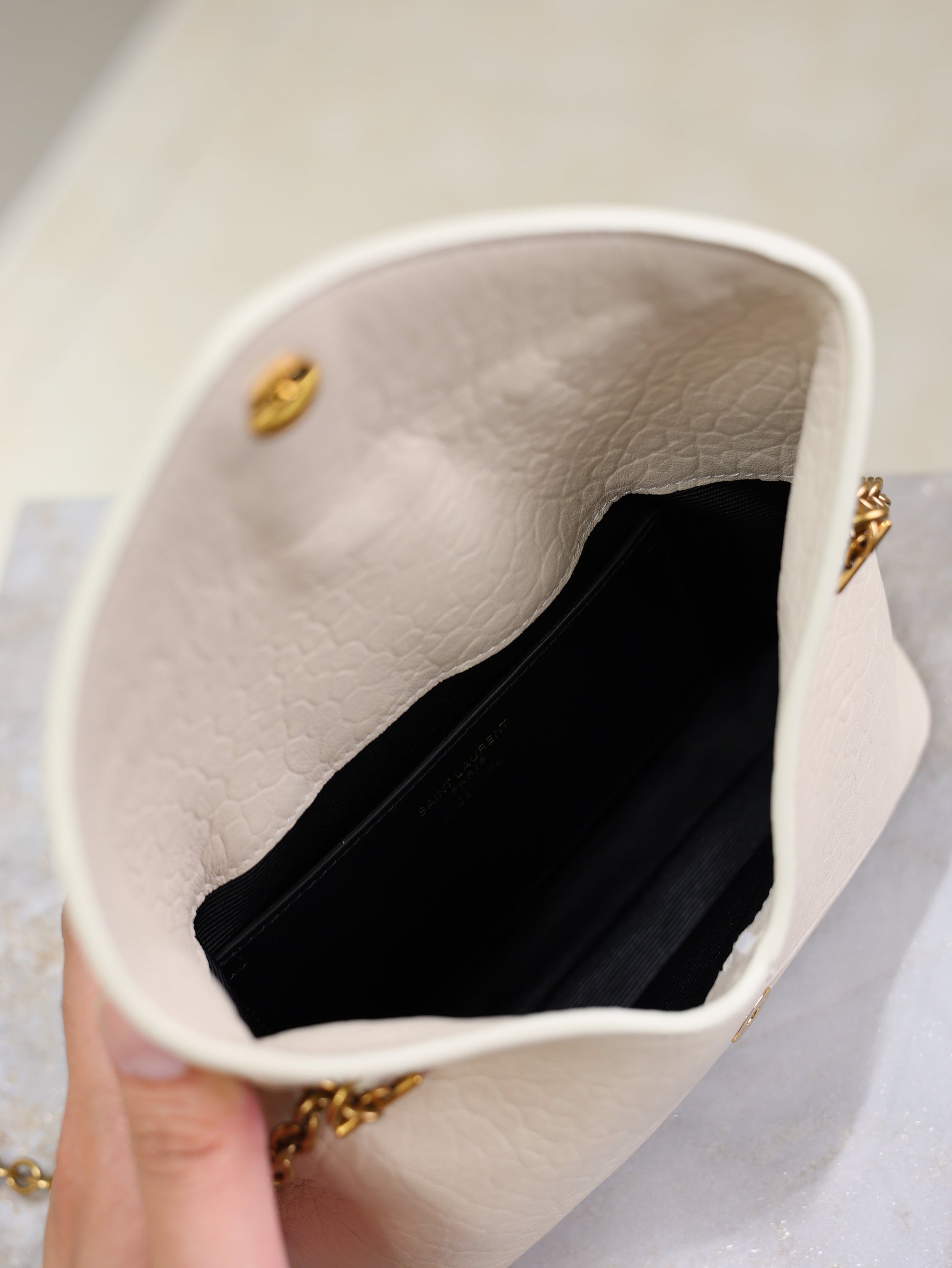 Prada Calypso Bag 19cm White Elephant Leather mysite