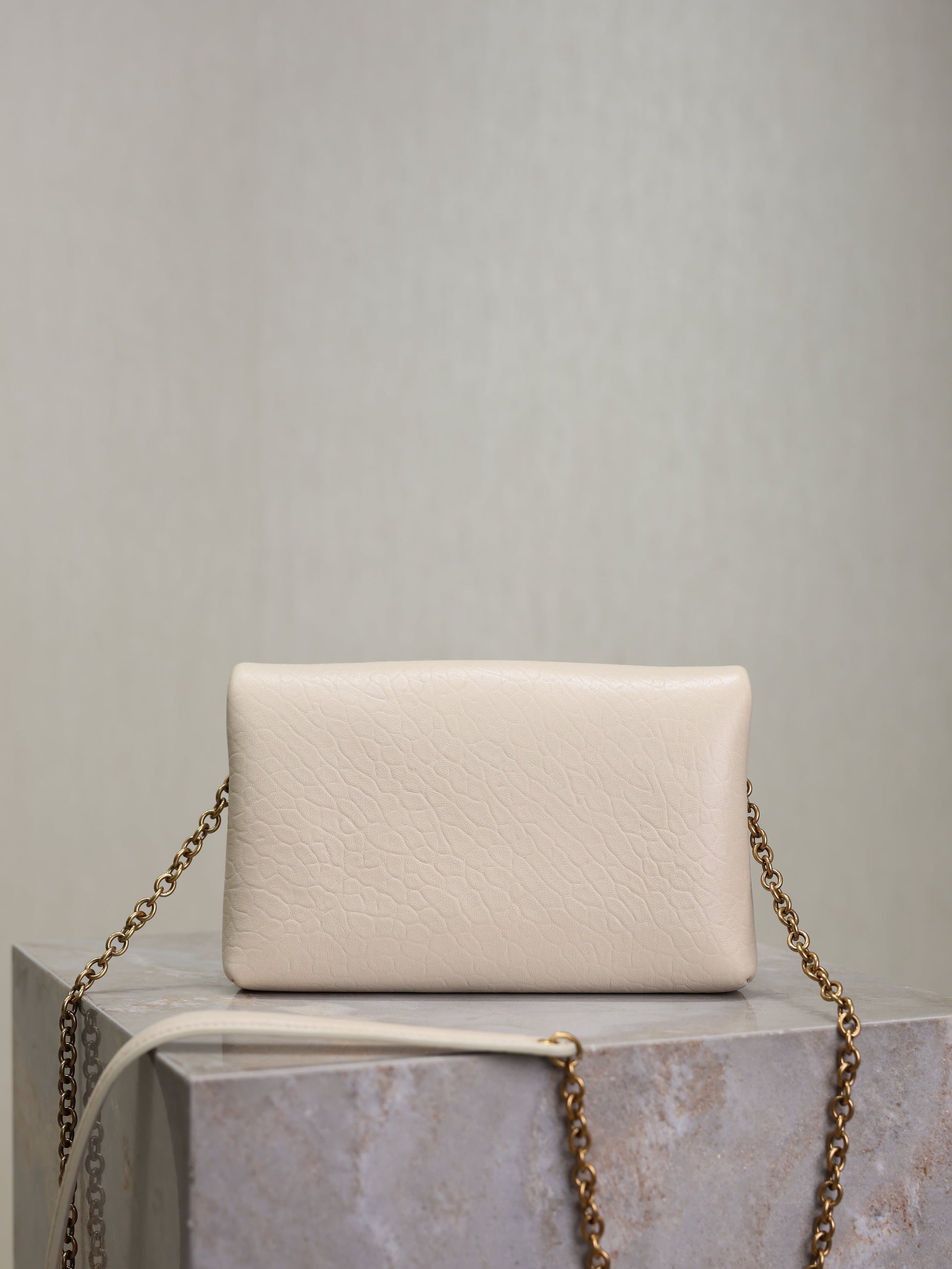 Prada Calypso Bag 19cm White Elephant Leather mysite