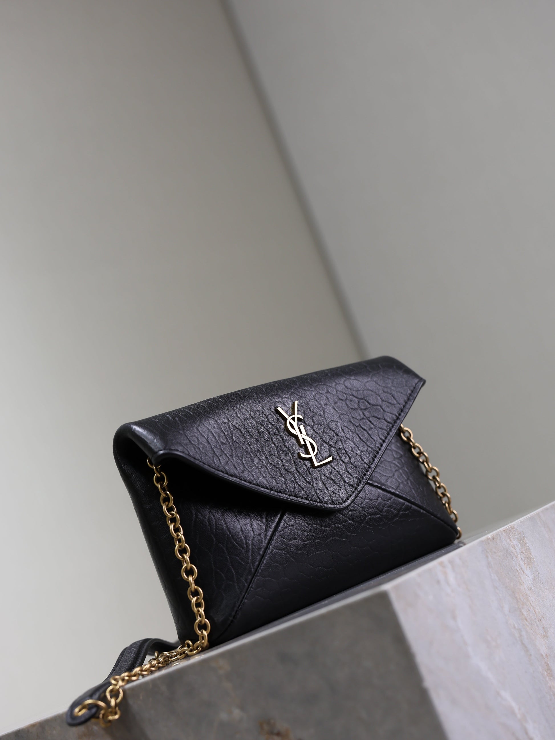Prada Calypso Bag 19cm Black Elephant Leather mysite