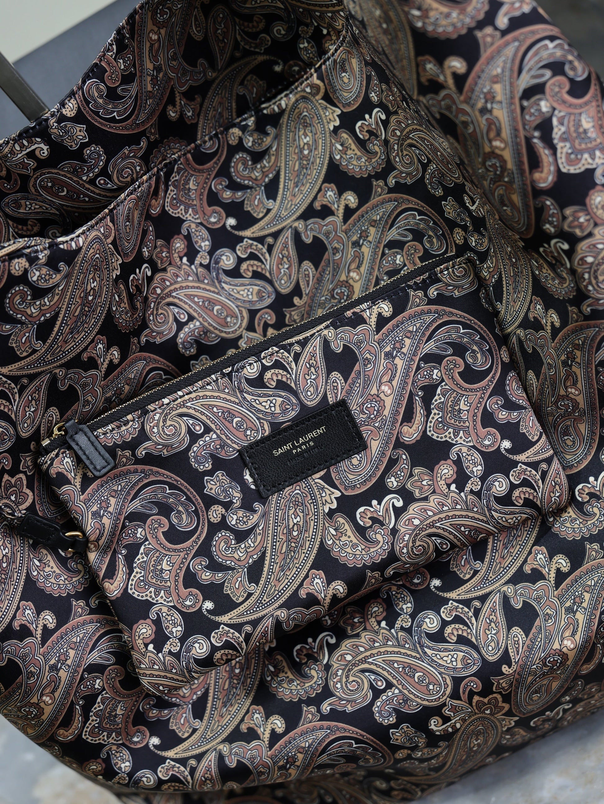 Prada AMALIA Tote Bag 40cm Jacquard Frabic GHW mysite