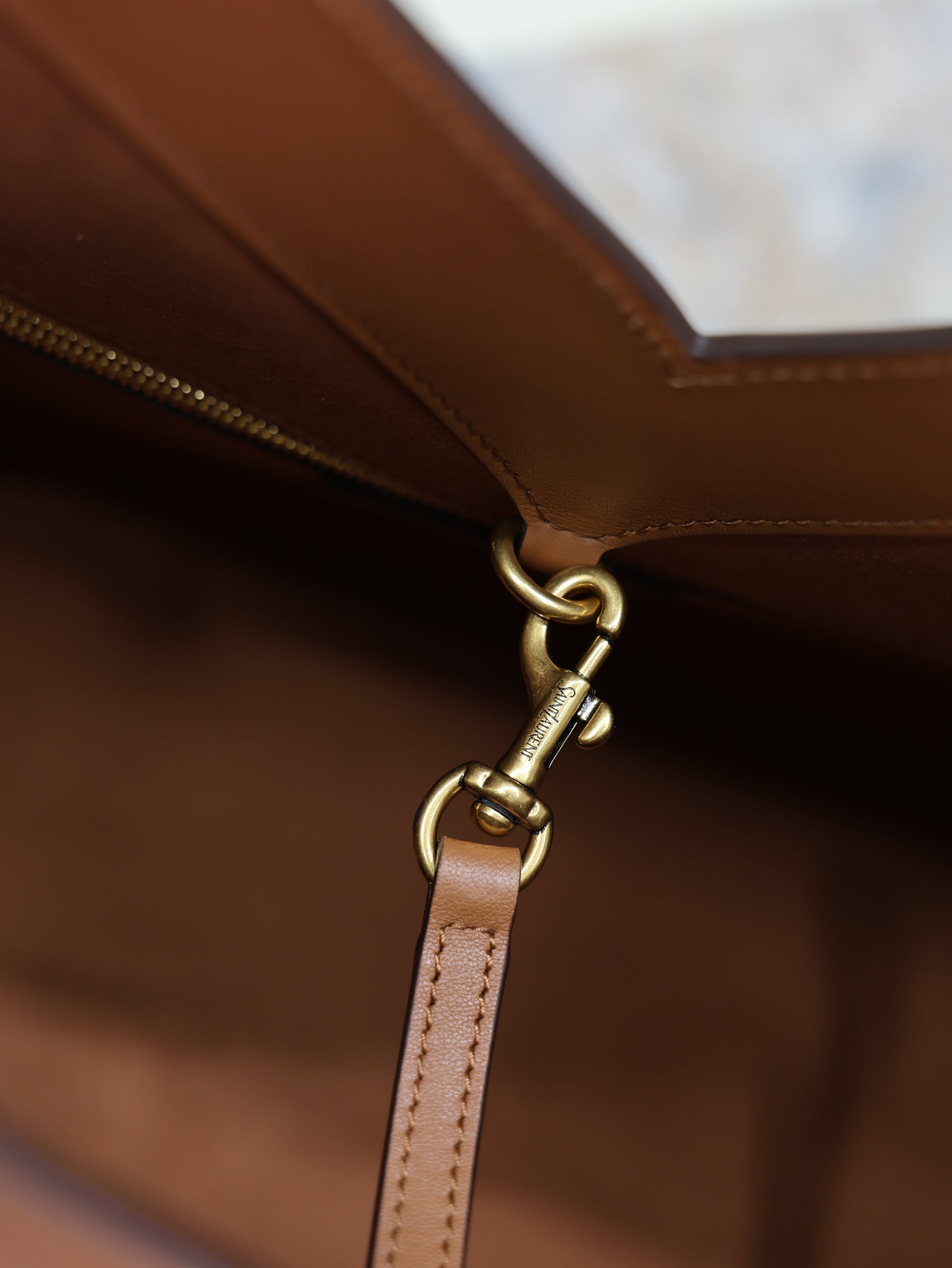 Prada Y Tote Bag Beige Brown Canvas Leather mysite