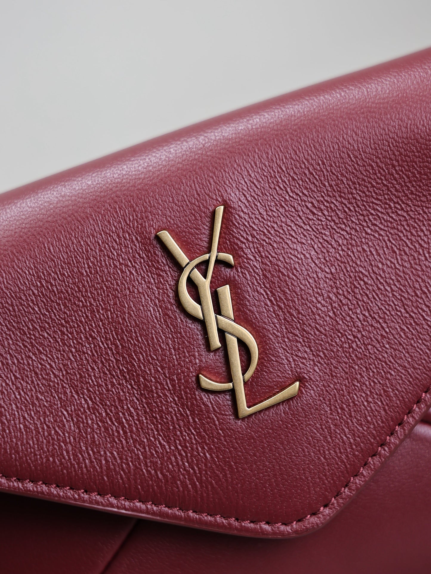 Prada Calypso Bag 19cm Burgundy Sheepskin Leather mysite