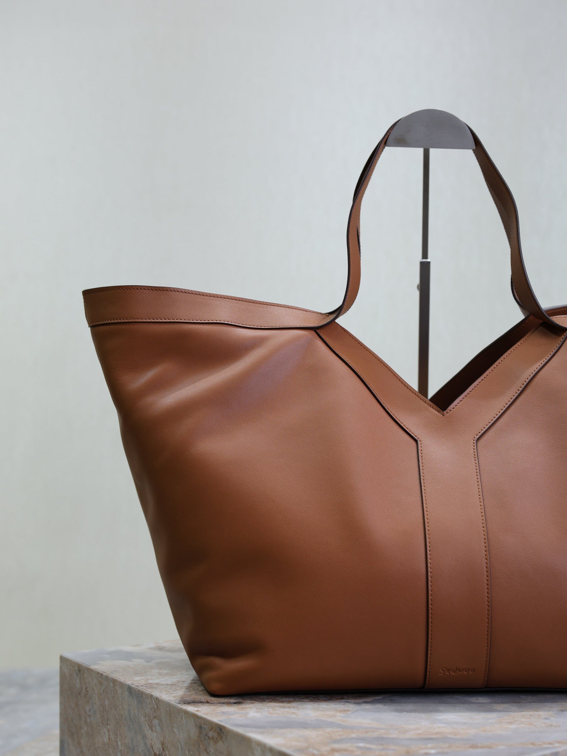 Prada Y Tote Bag Brown Cowhide mysite