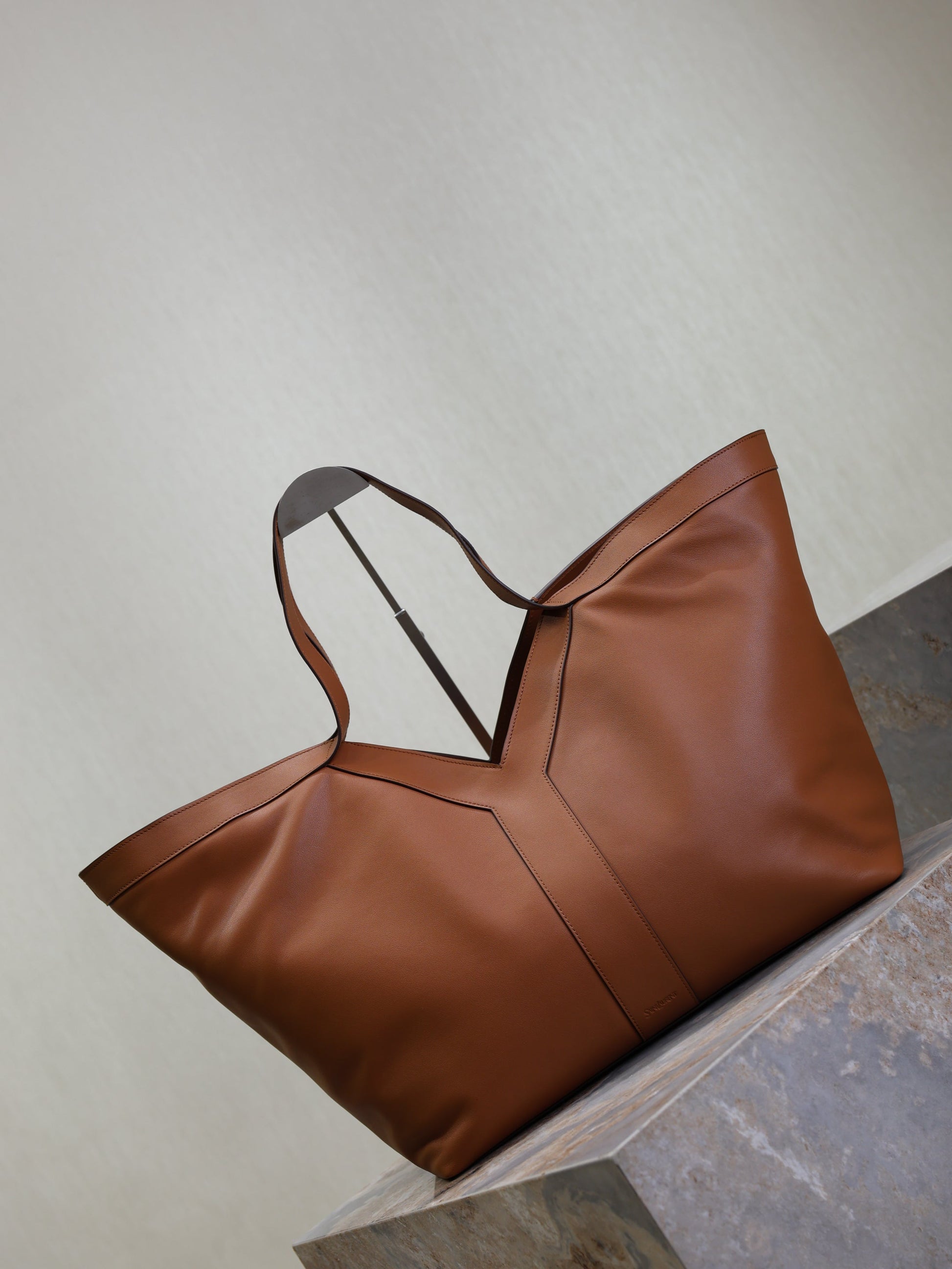 Prada Y Tote Bag Brown Cowhide mysite