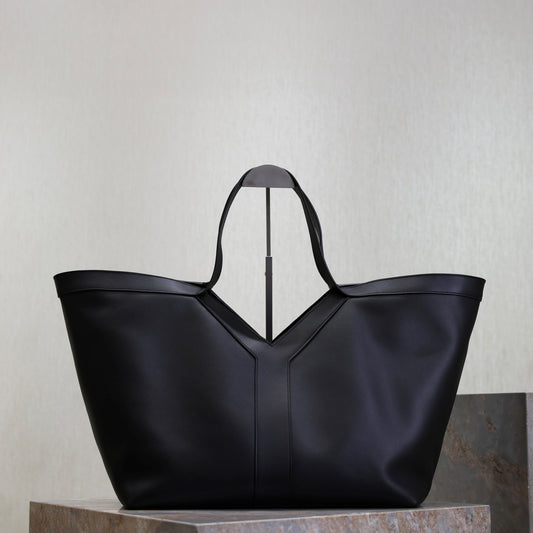 Prada Y Tote Bag Black Cowhide mysite