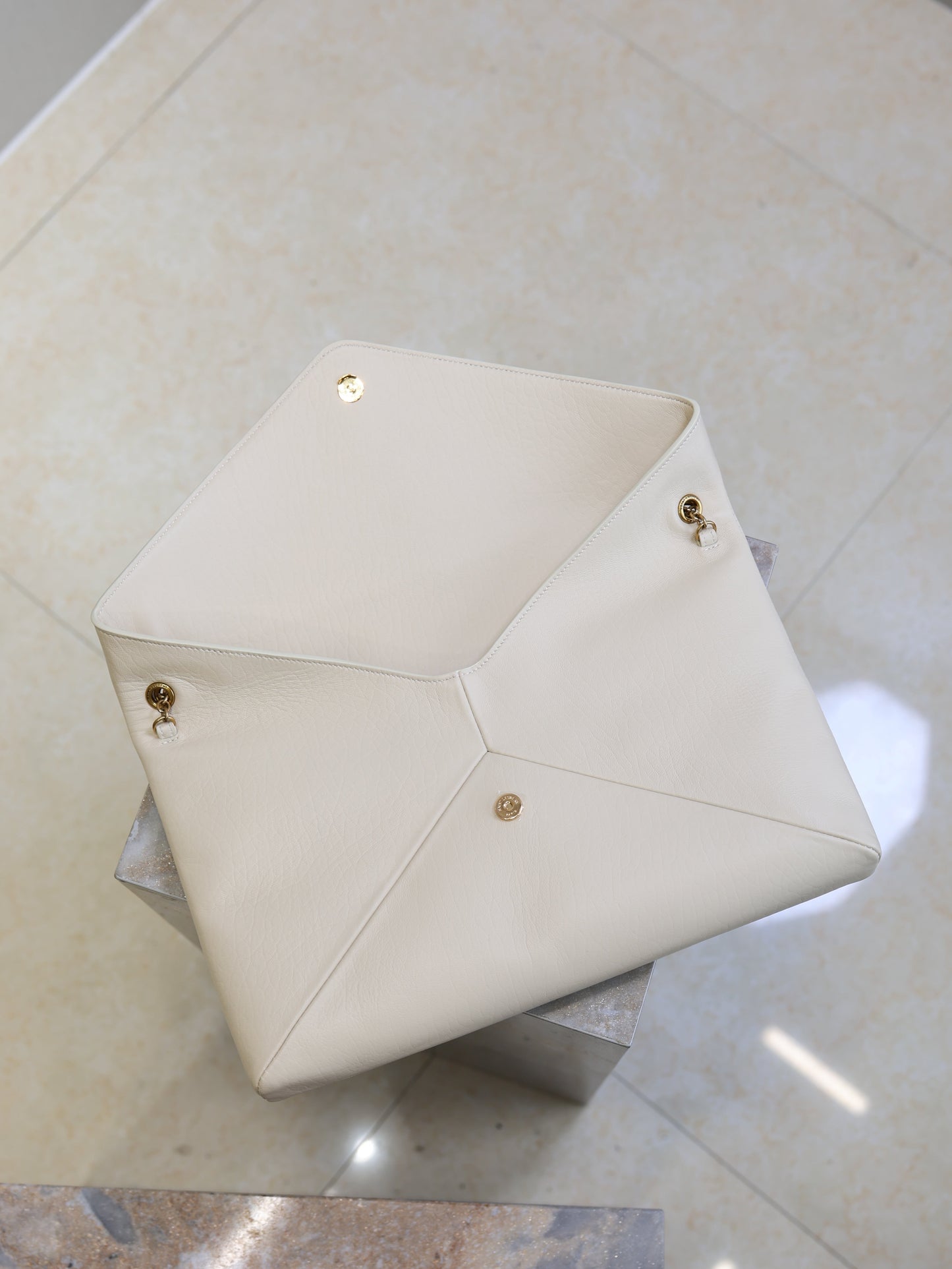 Prada Cassandre XXL Bag 35cm White Lambskin Light GHW mysite