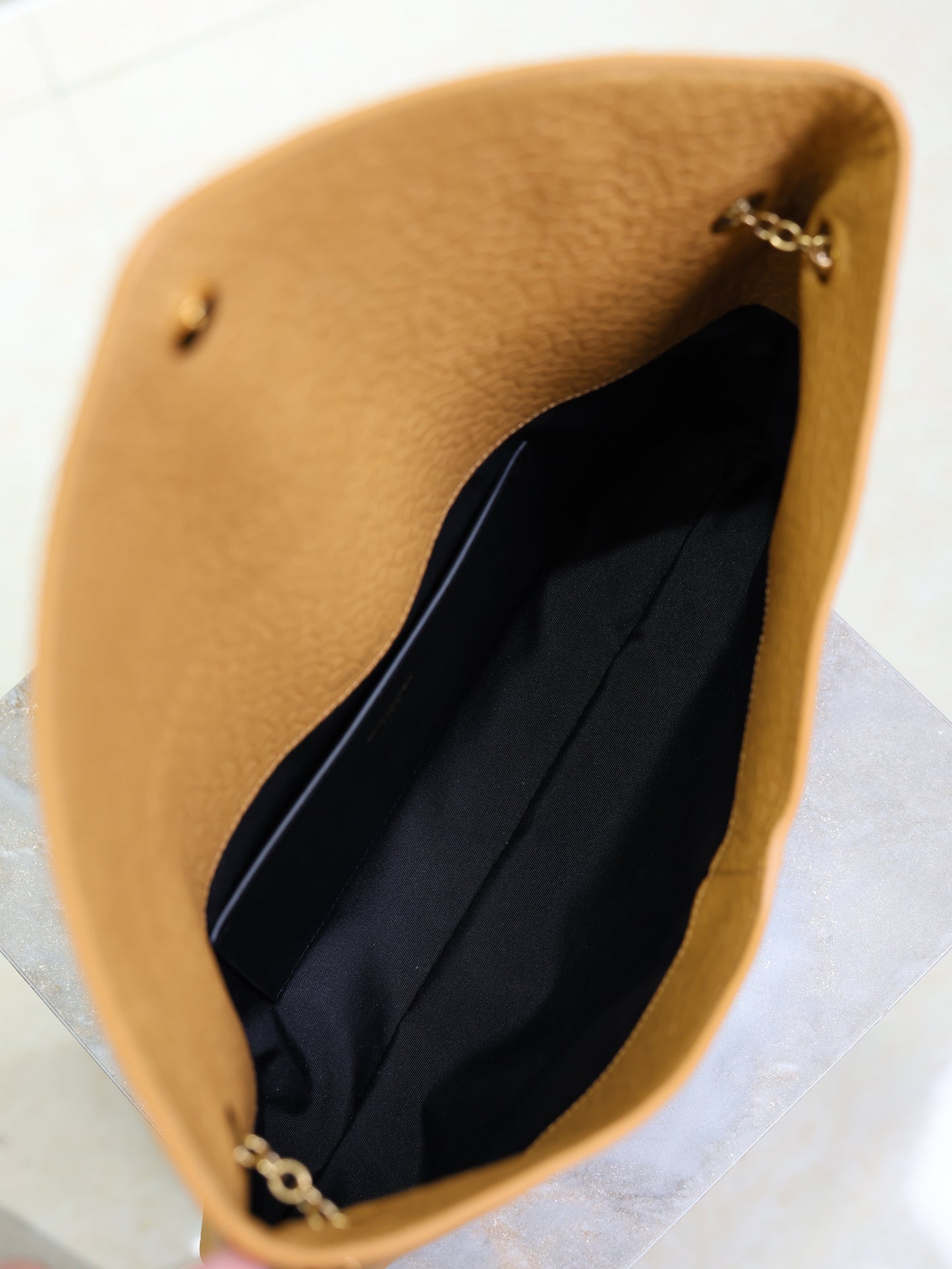 Prada Cassandre XXL Bag 35cm Light Brown Lambskin GHW mysite