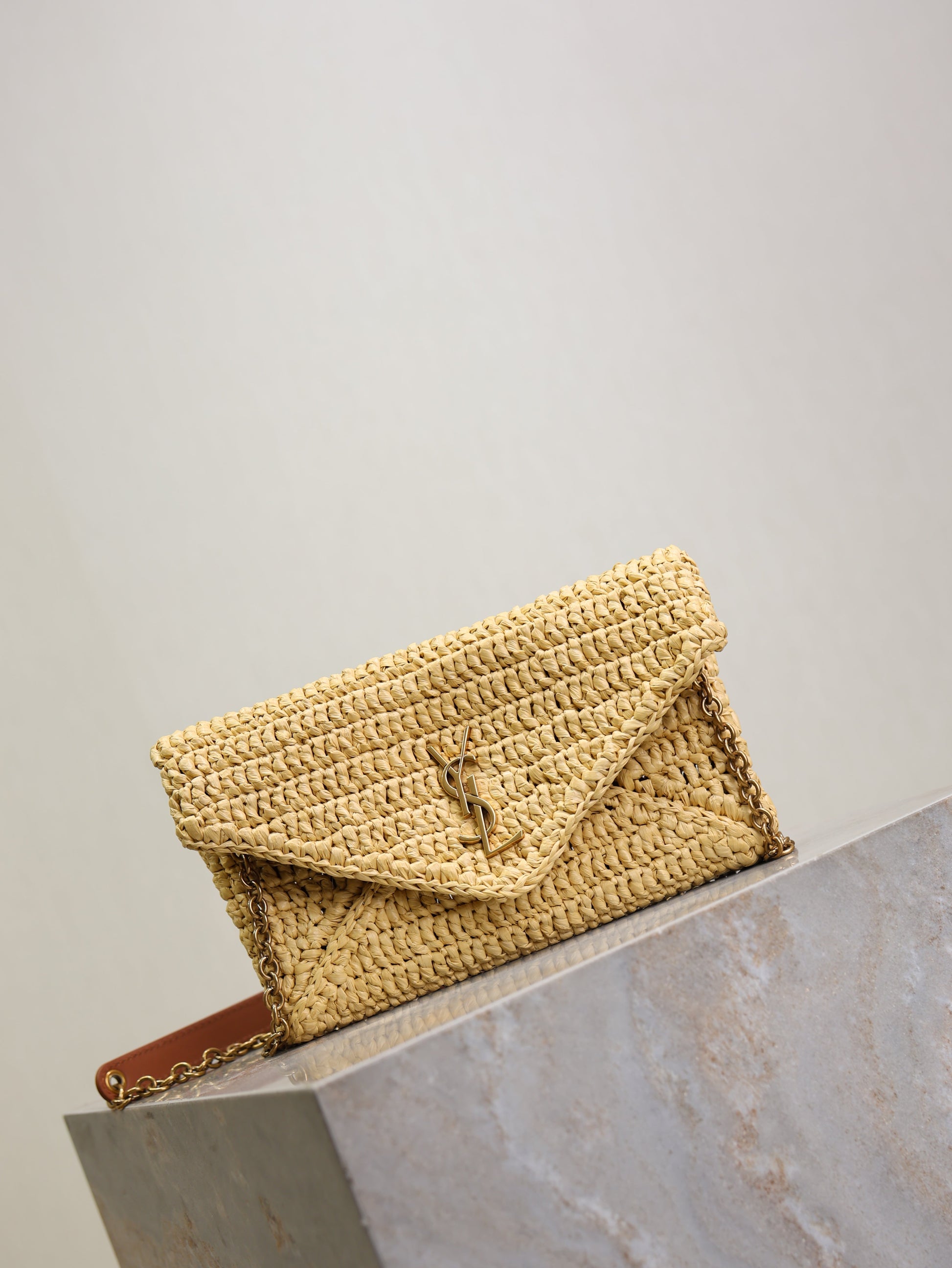 Prada Calypso Bag 19cm Beige Raffia Leather mysite