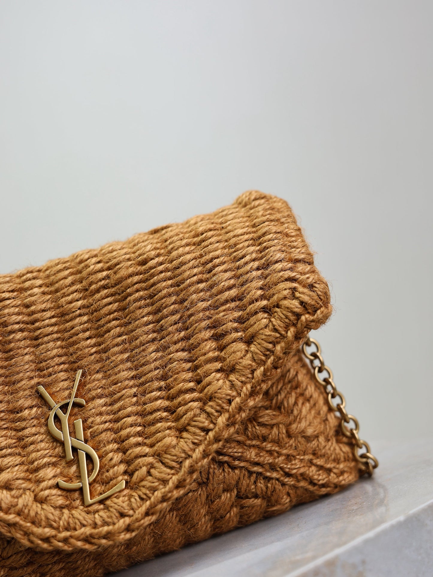 Prada Calypso Bag 19cm Brown Rope Woven Leather mysite