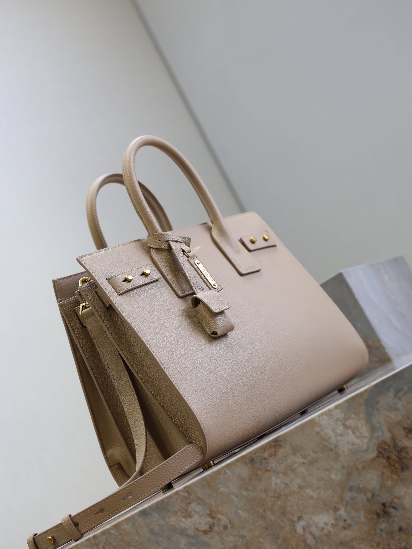 YSL Sac De Jour Nano 32cm Beige Cowhide GHW mysite