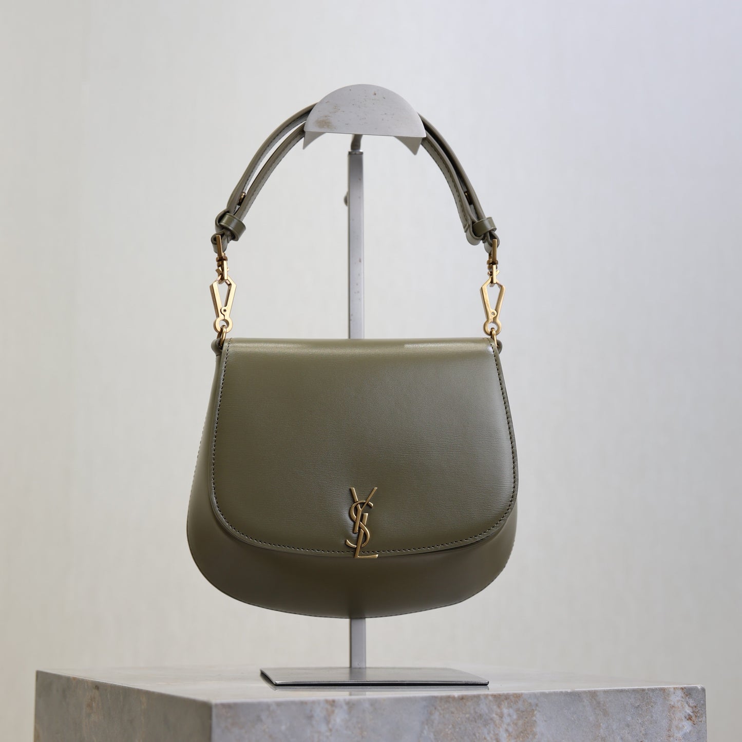 Prada Mini Voltaire 21cm Olive Green Calfskin GHW mysite