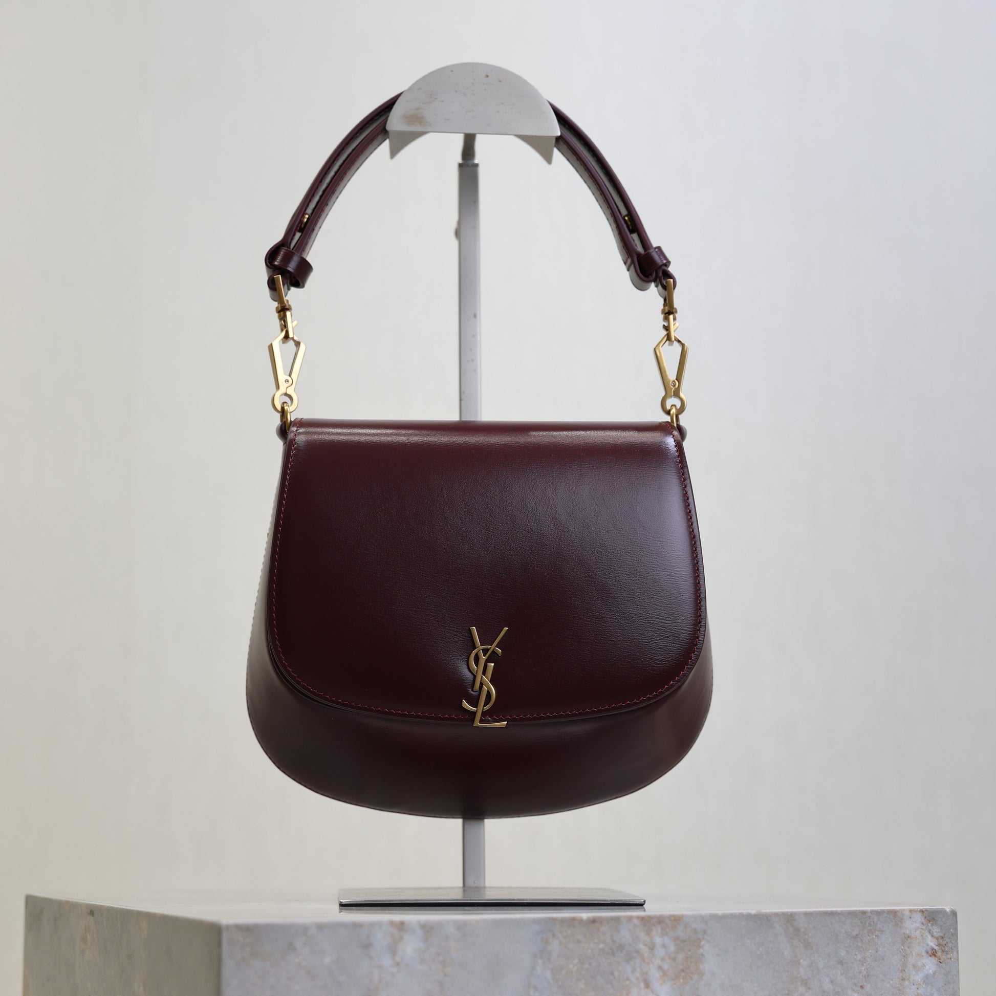 Prada Mini Voltaire 21cm Burgundy Calfskin GHW mysite