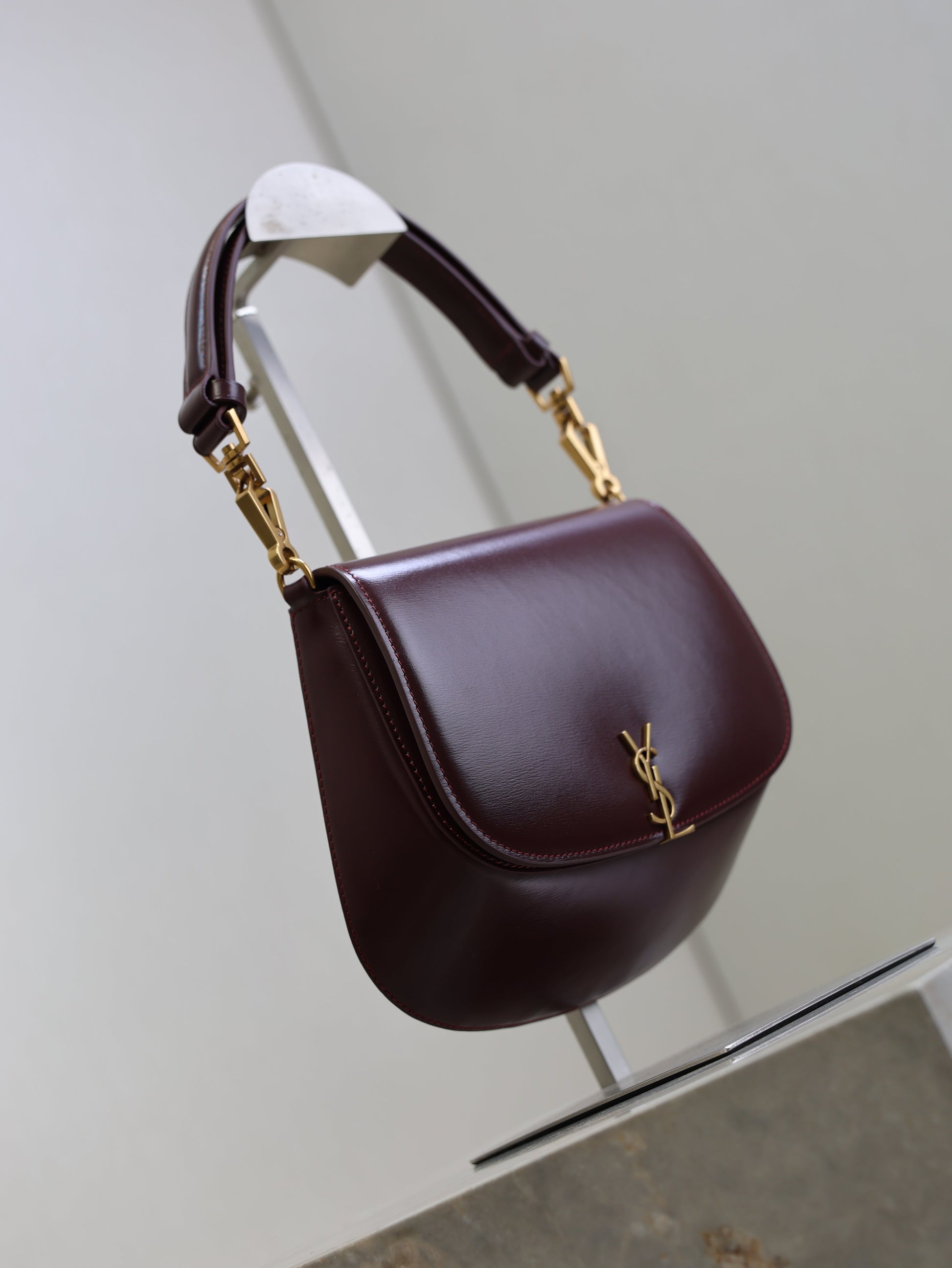 Prada Mini Voltaire 21cm Burgundy Calfskin GHW mysite