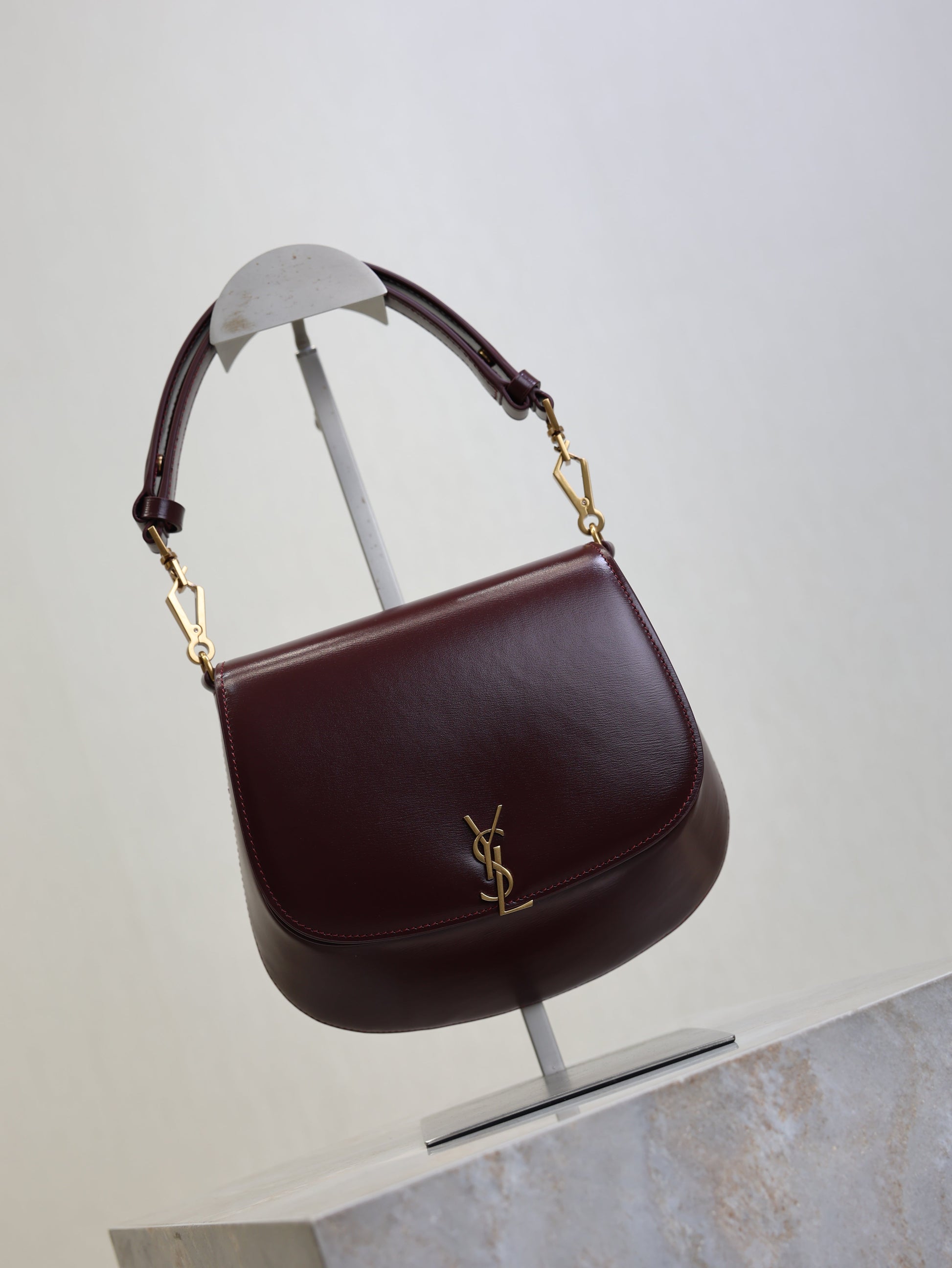 Prada Mini Voltaire 21cm Burgundy Calfskin GHW mysite