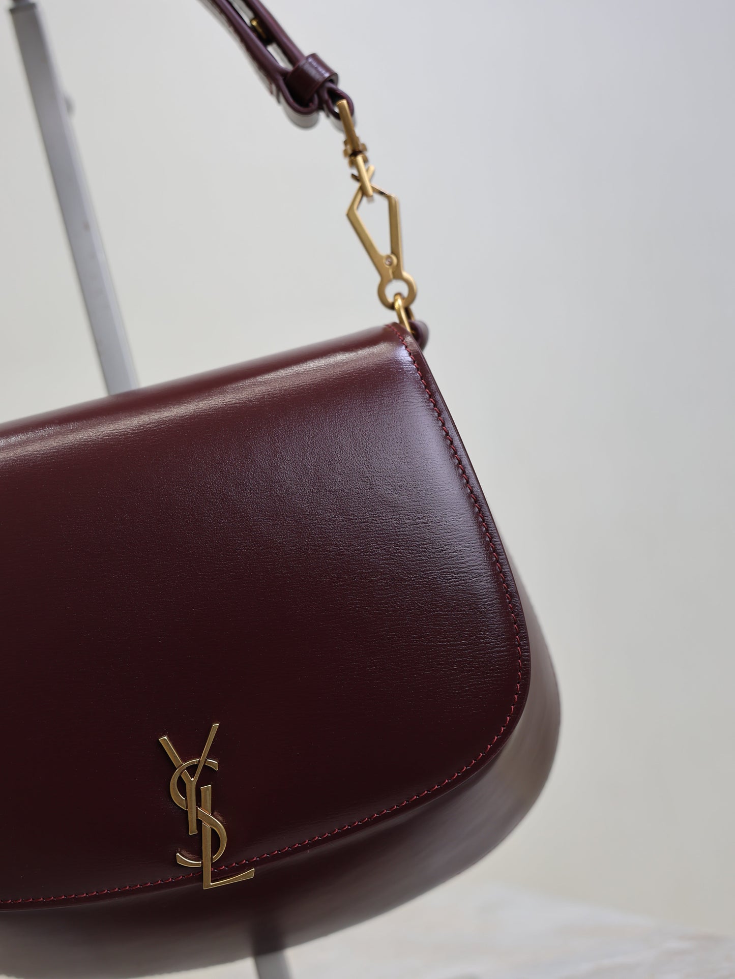 Prada Mini Voltaire 21cm Burgundy Calfskin GHW mysite
