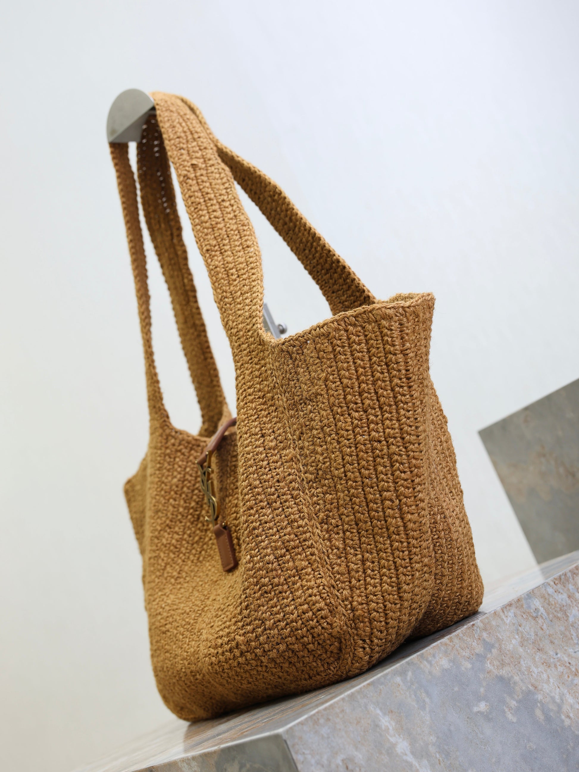 Prada Le 5 À 7 Bea 50cm Brown Rope Woven Leather mysite