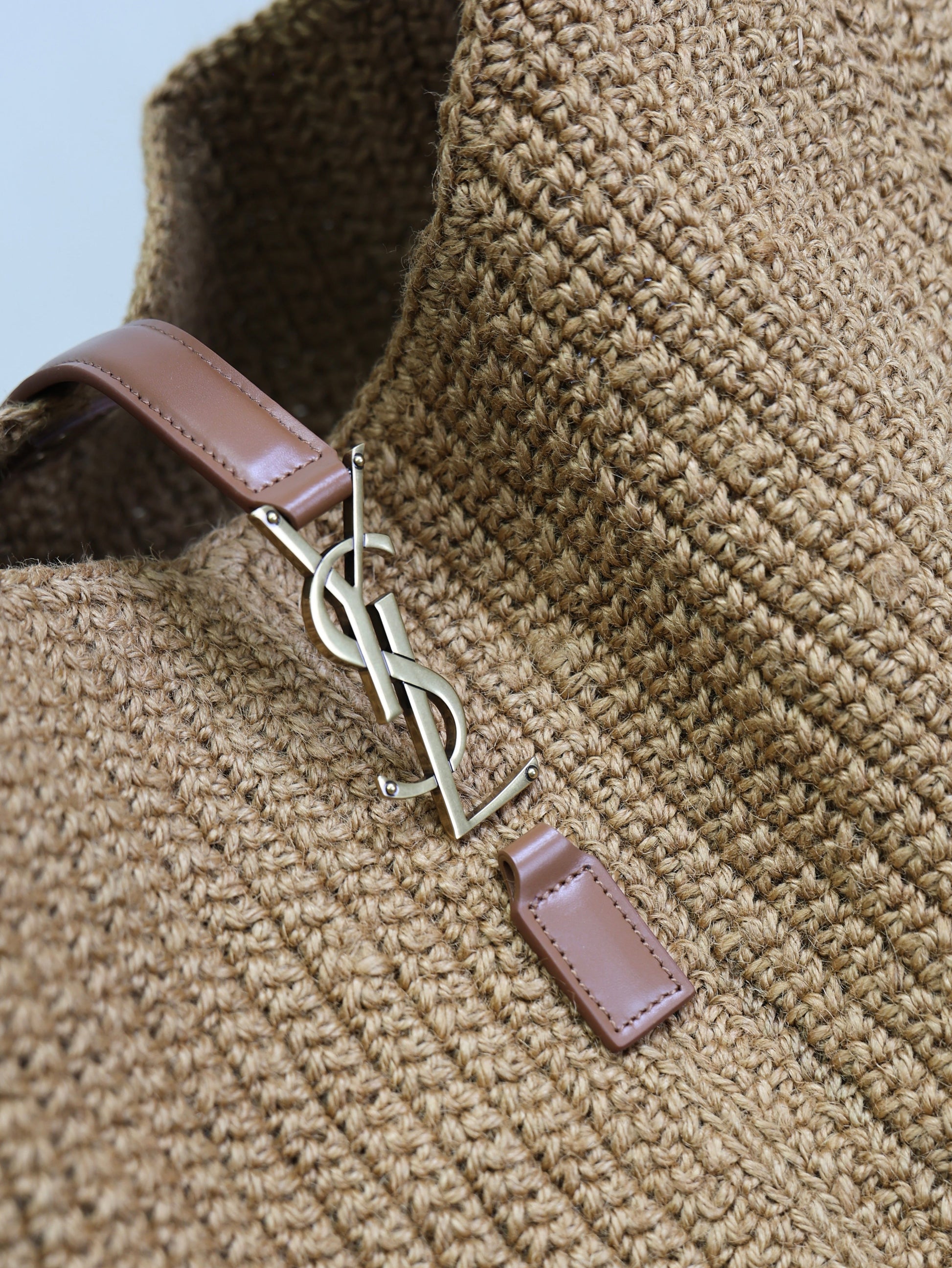 Prada Le 5 À 7 Bea 50cm Brown Rope Woven Leather mysite