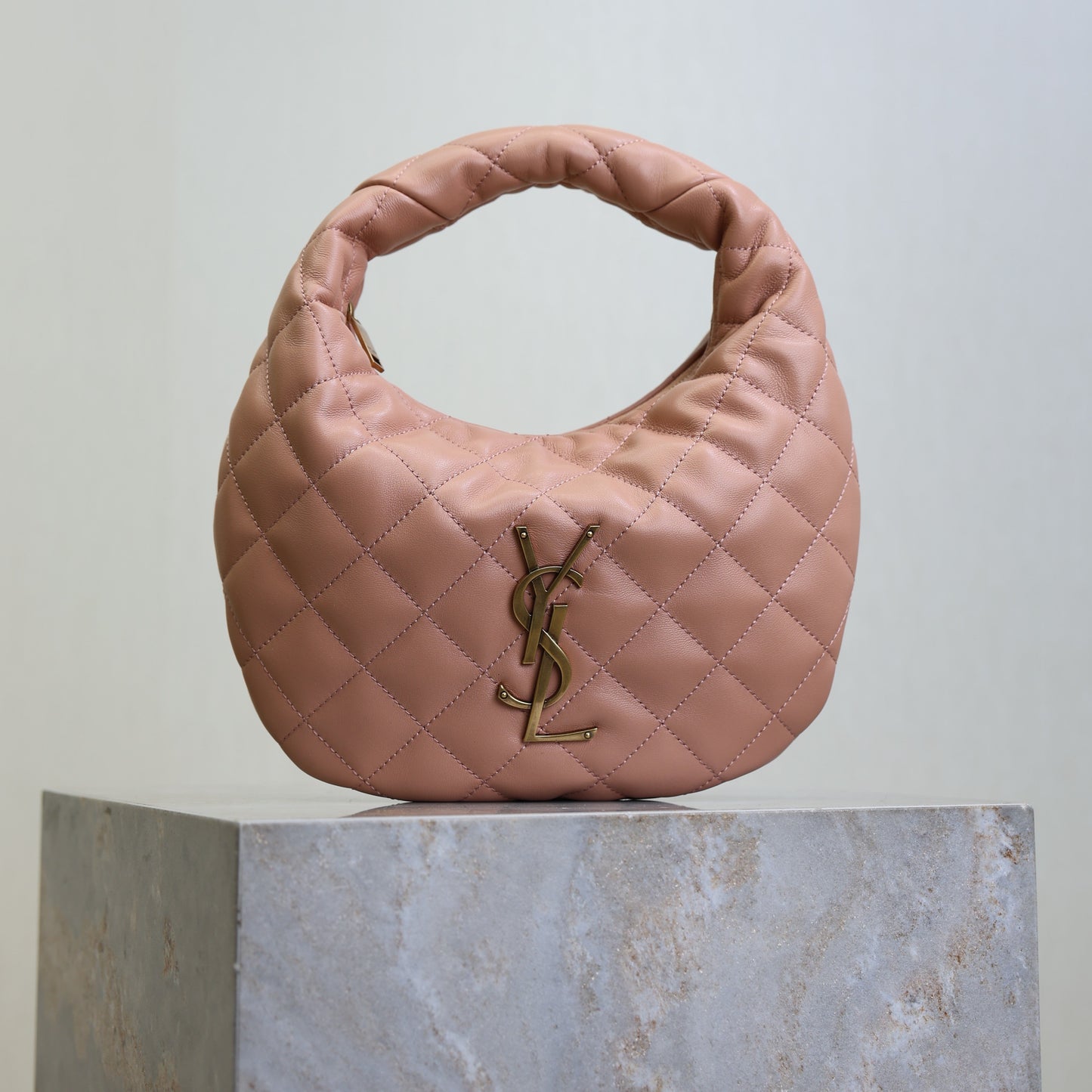 YSL Icarino Bag 17cm Light Pink Sheepskin mysite