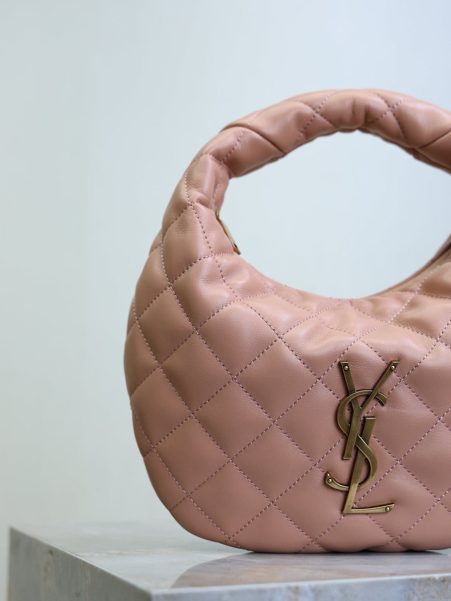YSL Icarino Bag 17cm Light Pink Sheepskin mysite