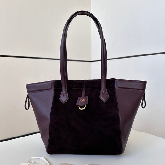 ORIGAMI MEDIUM 27 IN WINE RED LAMBSKIN AND SUEDE mysite