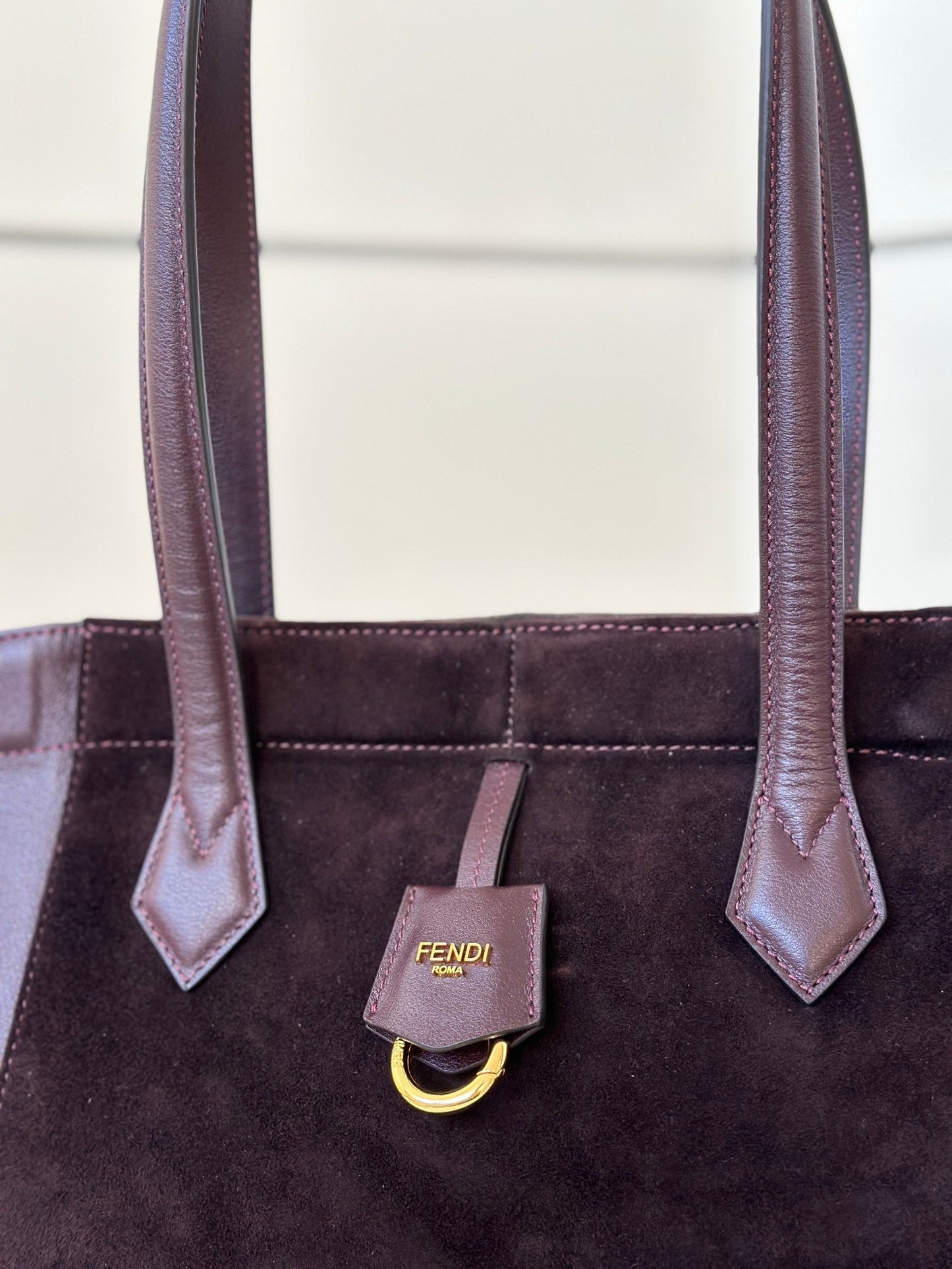 ORIGAMI MEDIUM 27 IN WINE RED LAMBSKIN AND SUEDE mysite