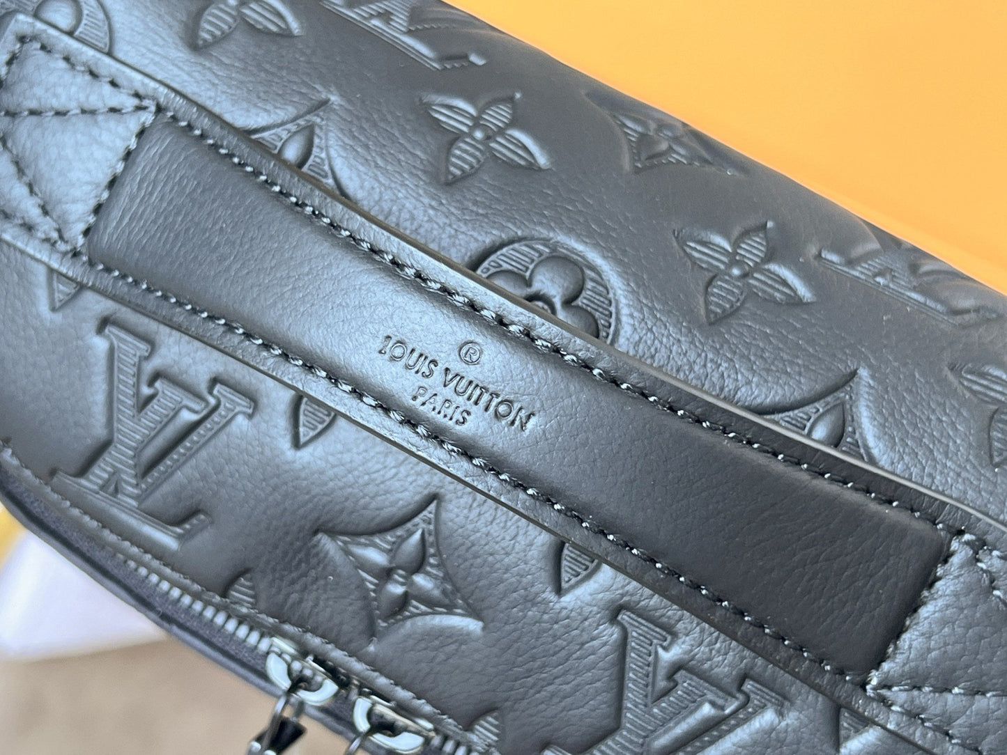 LV Rush Bumbag Black Monogram Shadow calfskin mysite